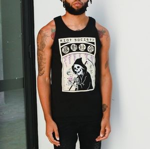 riot society Reaper Men's Tank, Size L, NWOT